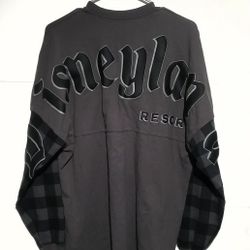 Disneyland Resort Spirit Jersey Mikey Plaid Jersey  unisex adult  size Medium 