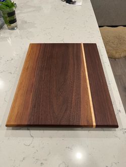Custom Walnut / Hard Maple / Purple Heart solid wood cutting boards and charcuterie boards