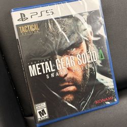 Metal Gear Solid Delta Snake Eater PS5