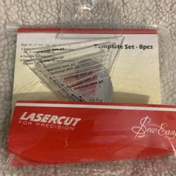 Easy Sew Mini Triangles 8pc Template Set w/ Marking Points