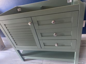 36 Inch Bathroom Vanity Base & Medicine Wall Cabinet