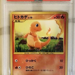 PSA 9 1st Edition Charmander Holo Japanese Storefront