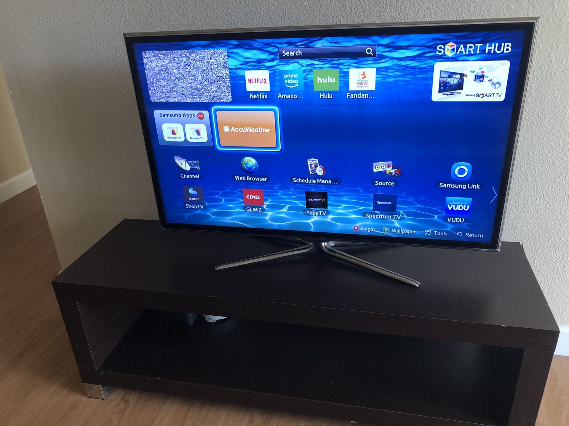 40” Samsung LED TV with Stand.