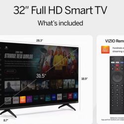Vizio 32” Smart TV + Fire Stick (Unlocked) – PICK UP ONLY!