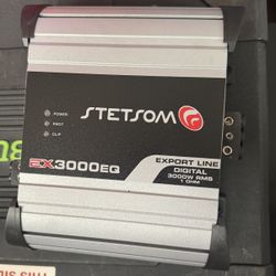 Stetsom Ex3000eq Amplifier (Read Description)