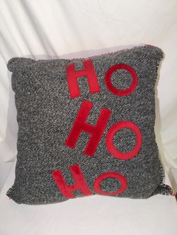 Set Of 2 Christmas Pillows. “Ho Ho Ho” And “Fa La La”