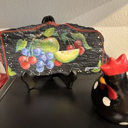 Hand Painted Slate Rock 