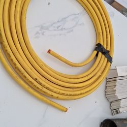 50 Foot Copper Line Very Heavy And Has Coating Over It