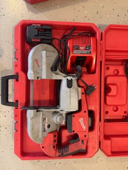 Milwaukee Cordless Band Saw with Charger and Battery