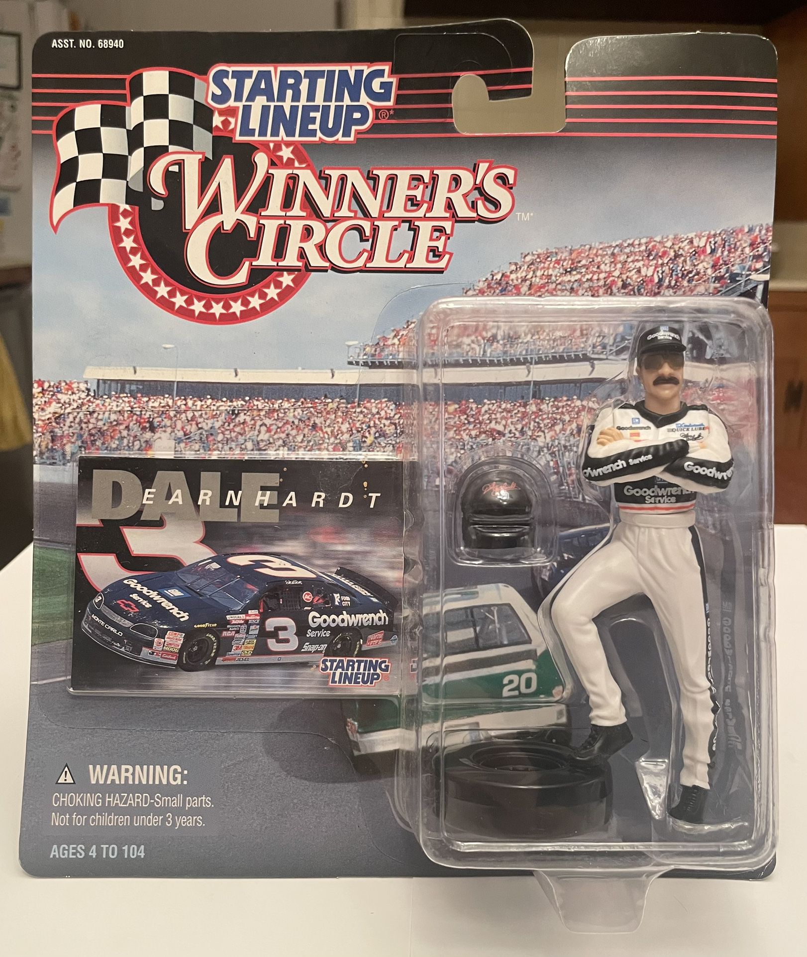 1997 Kenner Starting Lineup Winner's Circle Dale Earnhardt Good wrench NIB with card 
