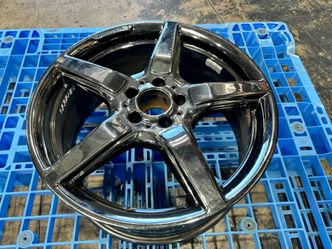 (1) ONE FRONT MERCEDES BENZ CLS550 AMG 19" GENUINE OEM Dark Chrome 19X8.5 34MM