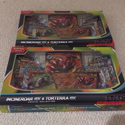 Incineroar Ex And Torterra Ex Special Collection 