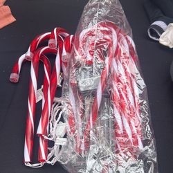 2 Pack Of Candy, Cane Lights