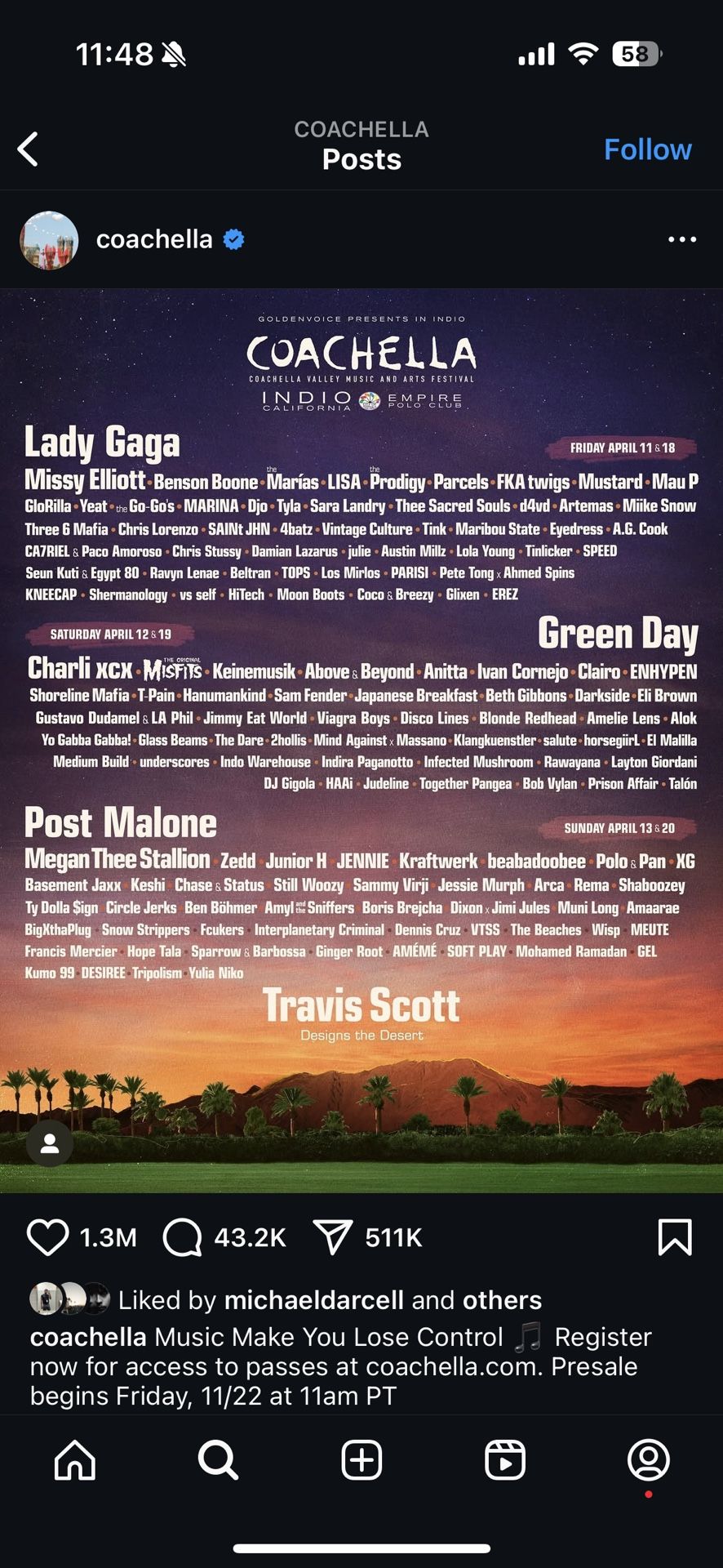 Coachella Week One