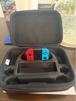 Nintendo switch case and joy cons