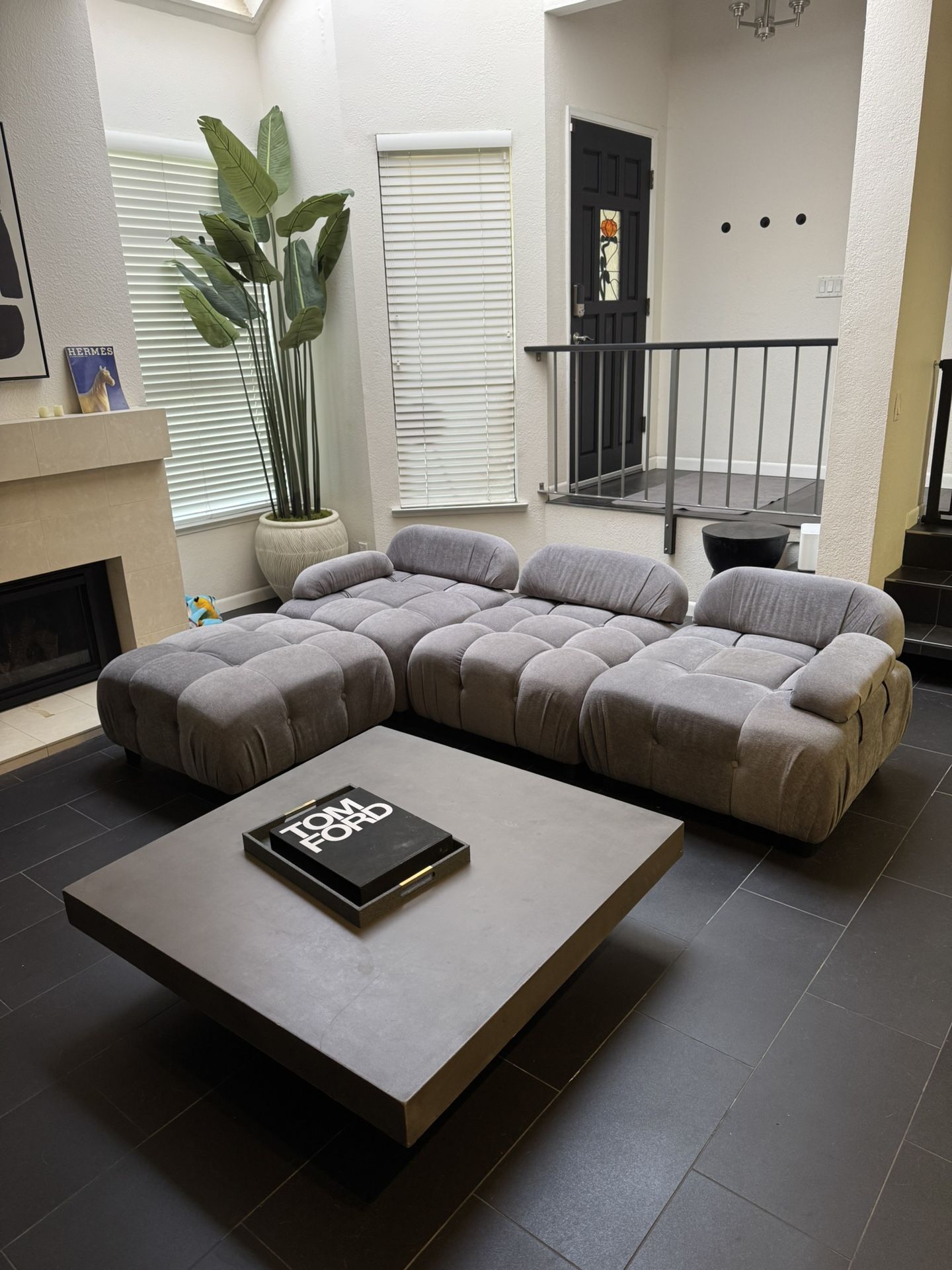 Modern Sectional Bellini Dupe Couch