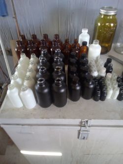 Glass Storage Bottles