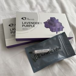 Akko Lavender Purple Switches (90pc) w/ 3203 Lube