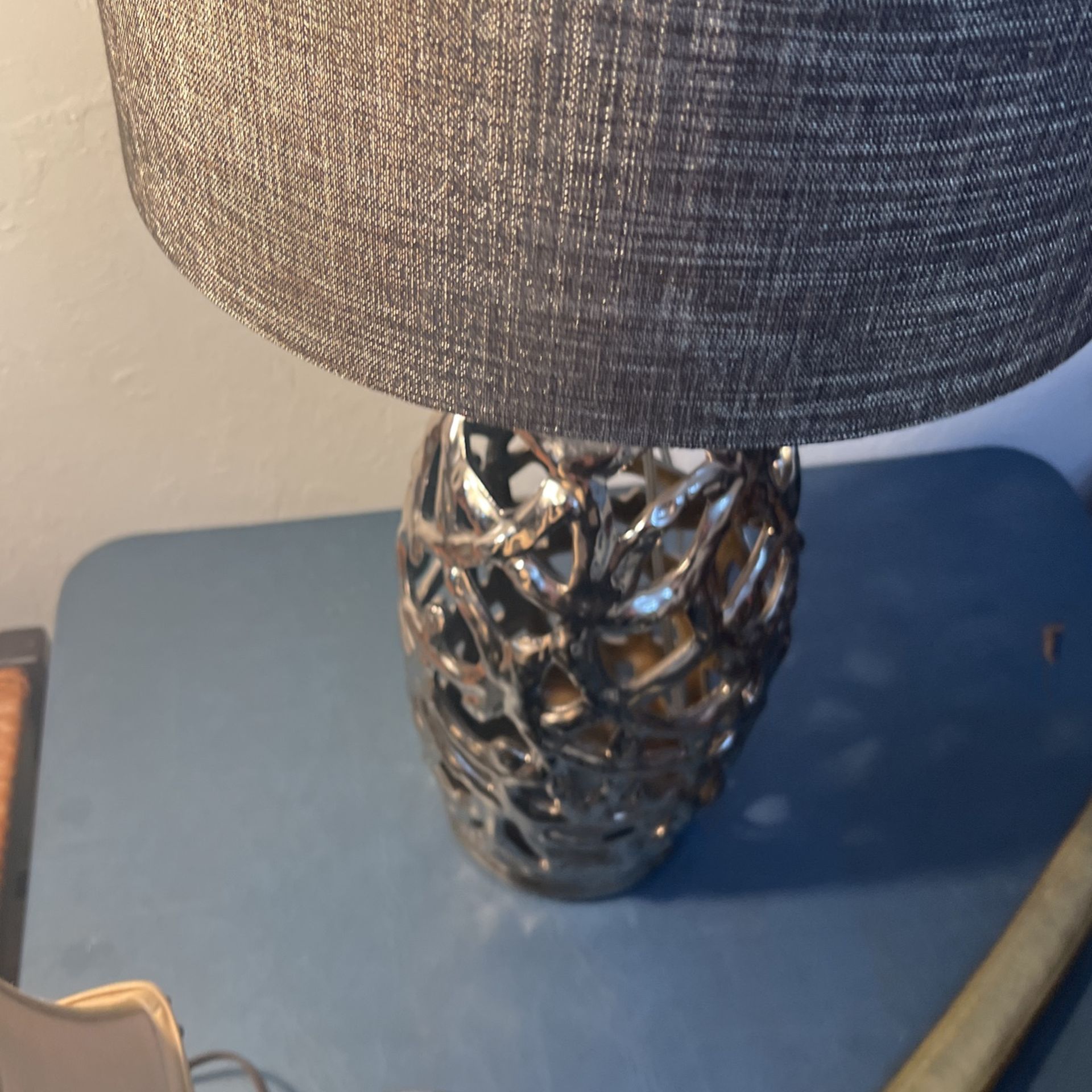 Set Of Lamp Made Of Clay Very Nice Piece