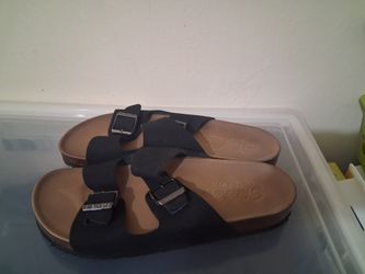 Black Sandals With Buckle