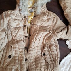 Billabong Coat (New) And Hollister Shirt (Like New)