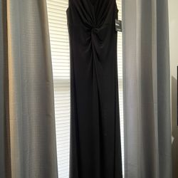Marina Black Full Length Formal Dress-M