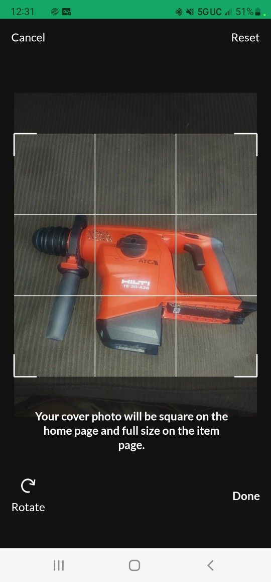 Brand New Hilti TE 30-A36 CORDLESS ROTARY HAMMER