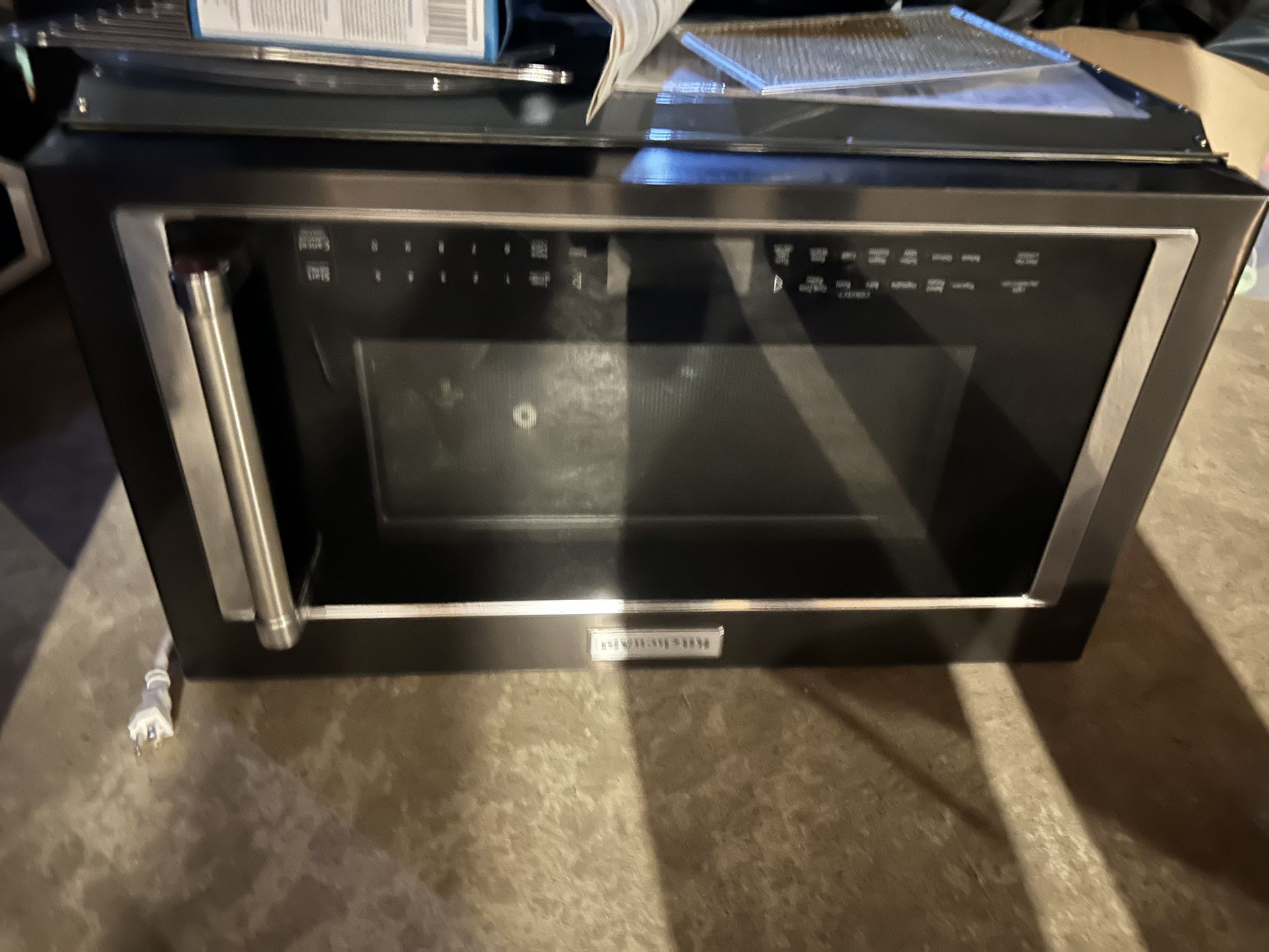 Kitchen Aide Overhead microwave 