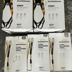 Guardian Full Body Harness & External Shock Absorbing Lanyard