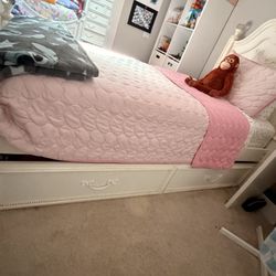 Twin Size Bed Frame With Trundle