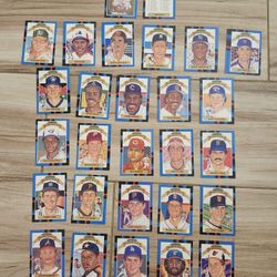Don Russ Diamond King Set Of 26 Baseball Cards 