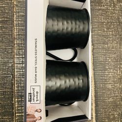 Drew And Jonathan Stainless Steel Bar Mugs NEW
