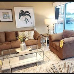 Darcy Pullout Sofa Sleeper Couch Dark Brown 👉 Brand New 💥