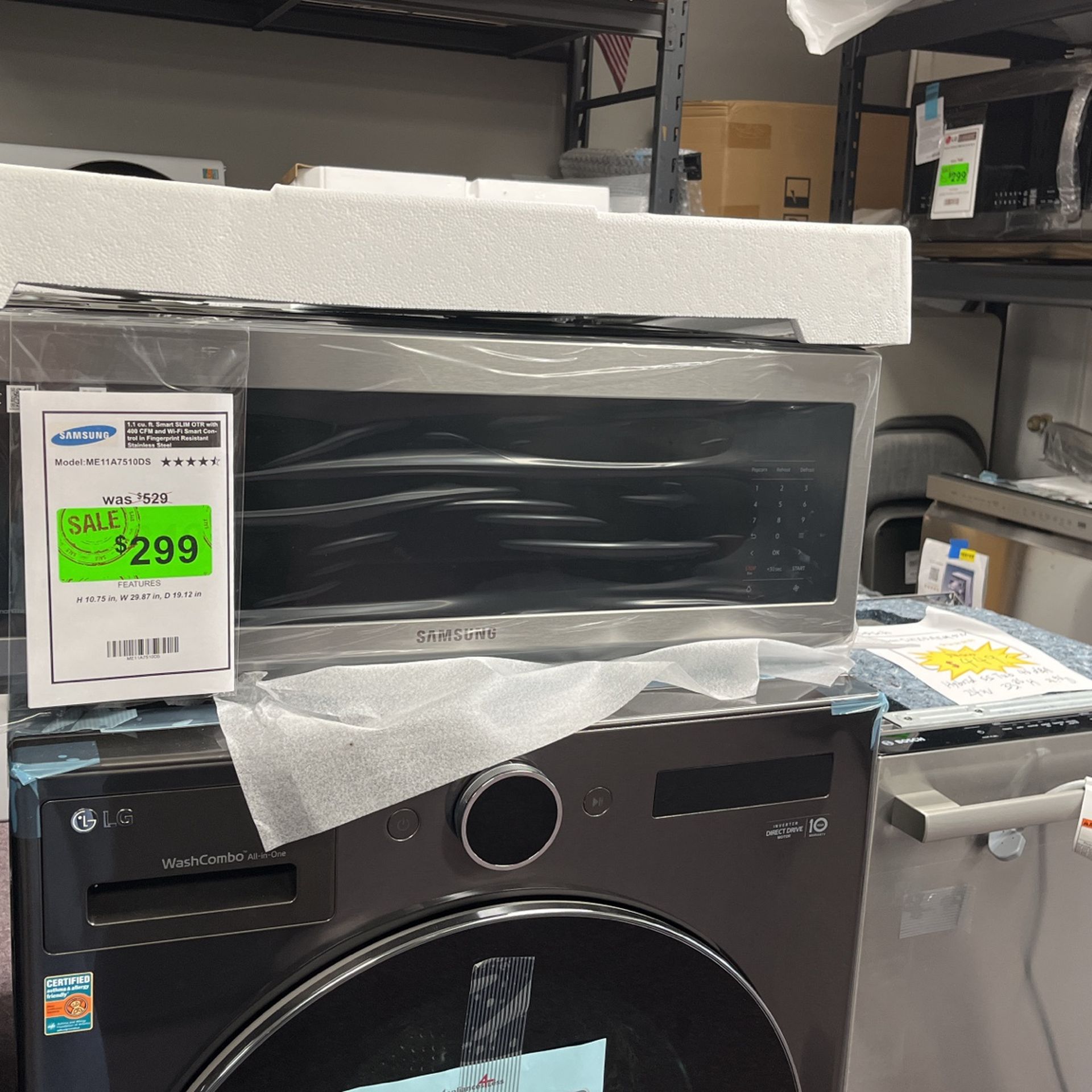 Microwave Stainless Steel New And 1 Year Warranty