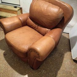 Leather chair, Free delivery