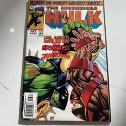 INCREDIBLE HULK #457 🔑 2nd APPEARANCE OF THE HULK AS WAR 🔑 BATTLE JUGGERNAUT, VF