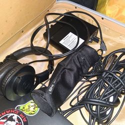 Music studio and or podcasting equipment
