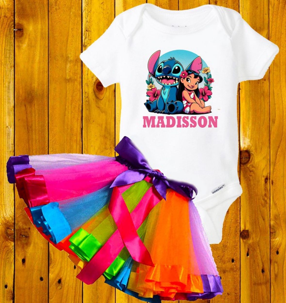 Lilo And Stich Party Outfit. Tutu Skirt 