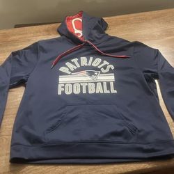 NWT New England Patriots NFL Team Apparel Hoodie 2XL