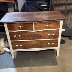 Refinished Antique Dresser / Side Board / TV Stand 