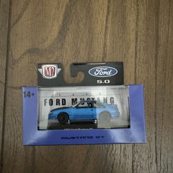 M2 Machines Mustang GT Blue 1987 FORD MUSTANG GT 1 OF 6000 S131 
