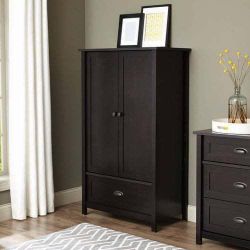 Armoire/closet Espresso Finish