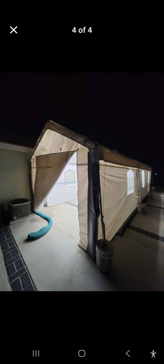 20x30 White All Enclosed Tent.