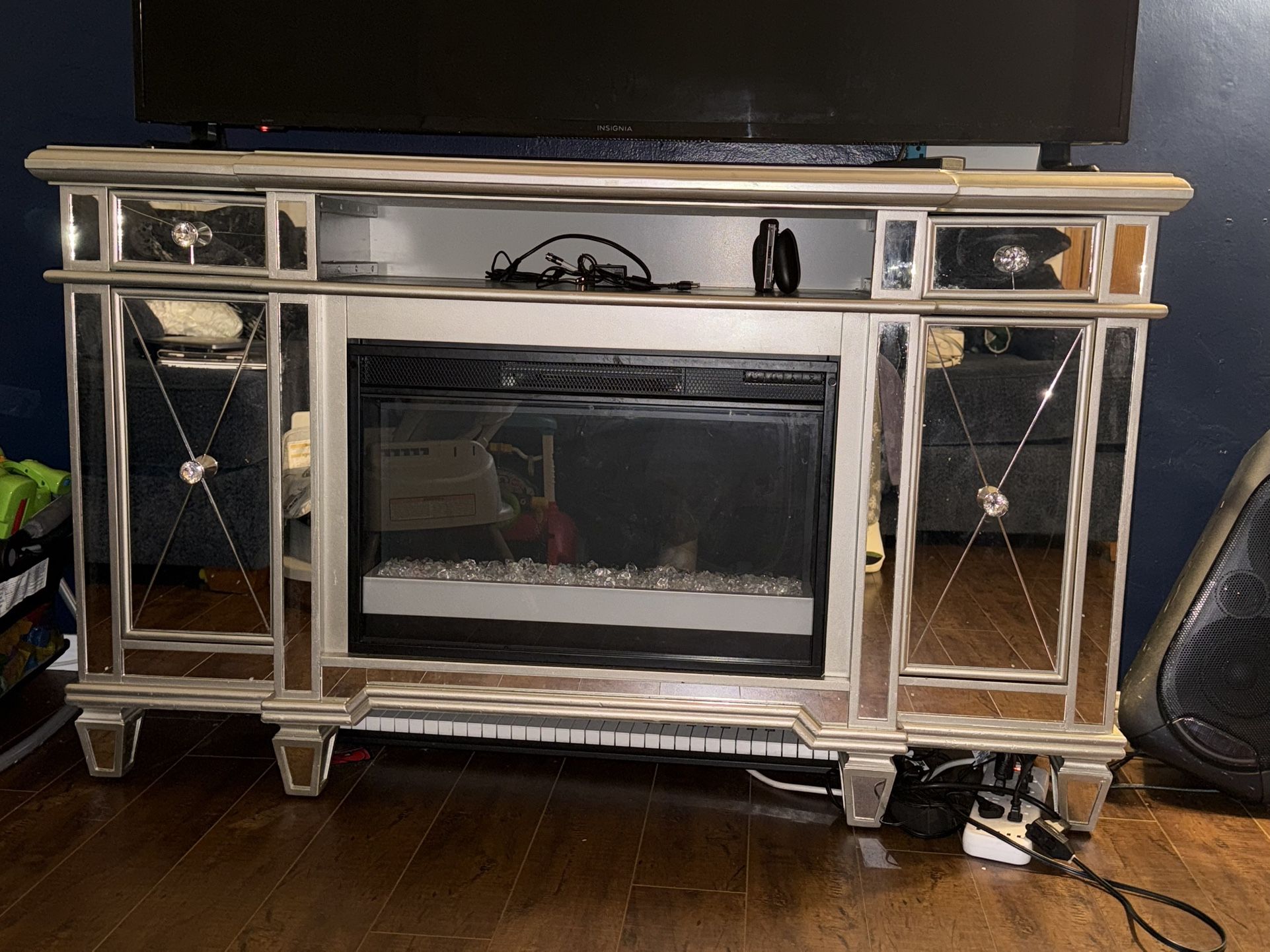 Fire Place Tv Stand With Heater