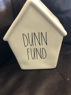 Authentic Rae Dunn Rare Dunn Fund Ceramic Bank