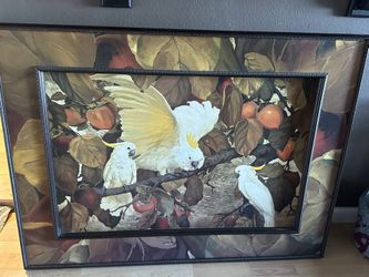 Citron Cockatoos Painting