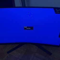 ASUS TUF Gaming 23.8” 1080P Curved Gaming Monitor (VG24VQ1BY) - Full HD, 165Hz (