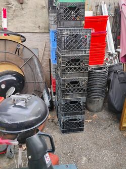 18 milk crates