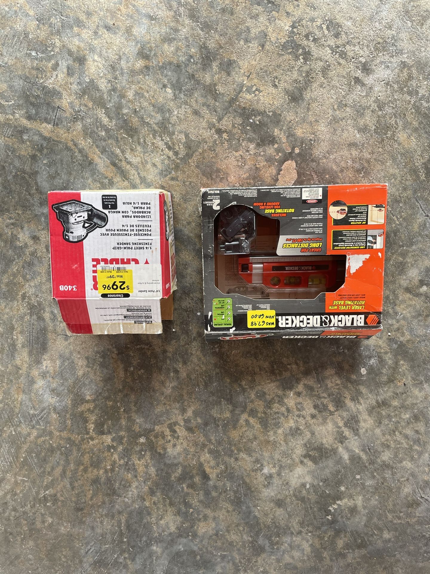 Laser Leveler And Sander