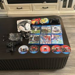 Fc25 PS4 Minecraft PS4 Madden 21 Ps4 Fc24 PS4 Sonic PS4 Battlefield 4 Spider Man Miles And Normal Red Dead ll 3 HDMI 2 PS4 Charger Headphones